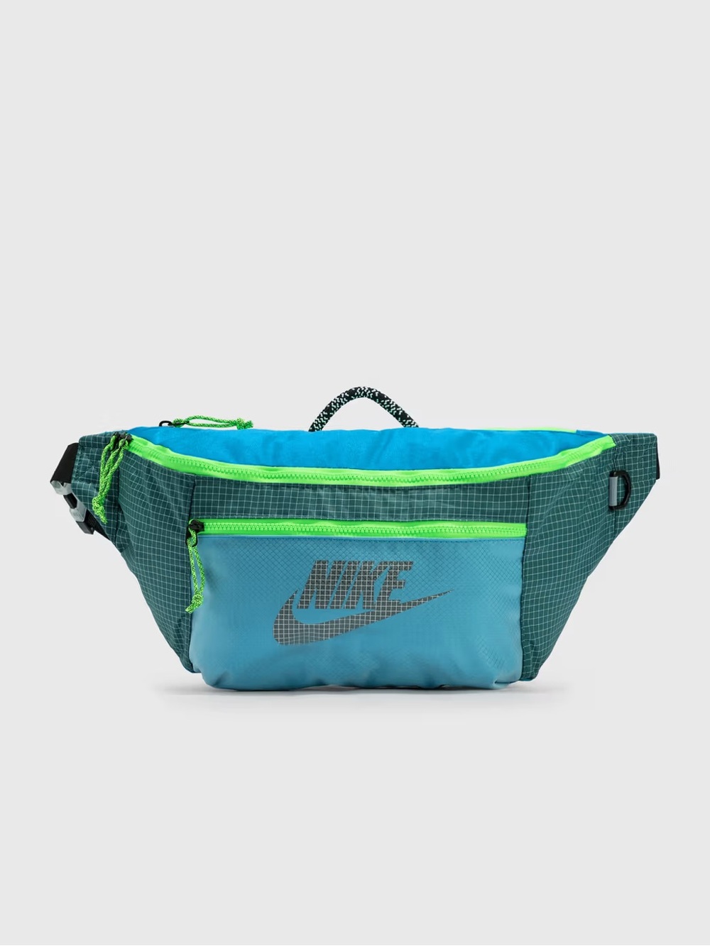 Nike Blue and Neon Green Belt Bag (big)